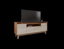 Ver imagem 2 de Rack Ruby 4 Portas com Nicho Central Off White/noce