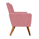 Ver imagem 3 de Poltrona Decorativa Nina Sala e Escritório Suede Rose