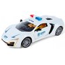 Carro Controle Remoto Policia Special Force Branco Art Brink - 2