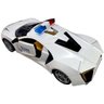 Carro Controle Remoto Policia Special Force Branco Art Brink - 3