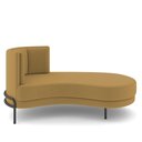 Ver imagem 6 de Sofá Chaise Longue Sala de Estar Living Lucca Direito D02 Veludo Mostarda C-260 - Lyam Decor