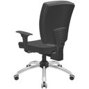 Ver mais imagens de Kit 03 Cadeiras de Escritório Diretor Office Giratória Cromada Alta Flexi P03 Vinil Preto - Lyam