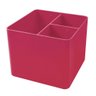 Porta-objetos Full Collor Dello Pink com 3 Divisórias - 1