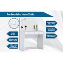 Ver imagem 2 de Penteadeira Daila C/ 2 Gavetas e Espelho Branco - Henn