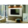 Bancada e Painel para Tv Lewis Tauari Off White Perolizado - 5