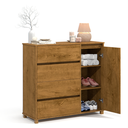 Ver imagem 5 de Cômoda Nature com Sapateira e Gaveteiro em Madeira