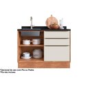 Ver imagem 4 de Kit Cozinha Modulada 6 Peças Versalis (2 Aéreos + 1 Nicho + 2 Balcões + 1 Complemento) C6p196