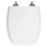 Assento Sanitário Laqueado Soft Close Valentina Branco para vaso Santamarina 6lpf - 1