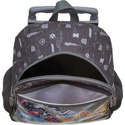 Mochila + Estojo + Lancheira Transformers Defenders Pacific - Preto - 4