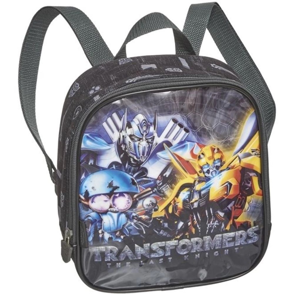 Mochila + Estojo + Lancheira Transformers Defenders Pacific - Preto - 8