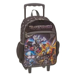 Mochila + Estojo + Lancheira Transformers Defenders Pacific - Preto - 2
