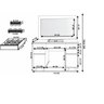 Penteadeira Camarim com Led Espelho estilo Moderno 100% MDF alto padrão Clean Branco - 4