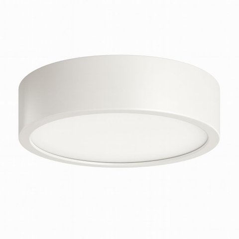 Plafon D200 Aluminio Teto e27 1 Luz Lumini Lab - Branco Brilhante