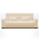 Ver imagem 7 de Sofá Cama 02 Lugares Lisboa Suede Pés de Madeira Cor Bege