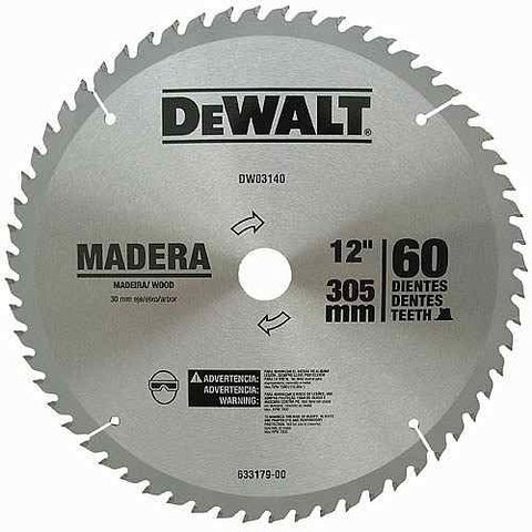 Serra de Widea Ø 300 mm x 30 x 60Z E/D - DW03140 DeWalt