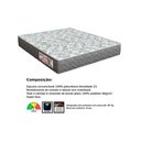 Ver imagem 2 de Conjunto Box Viúva: Colchão Espuma Orthoflex D23 Comfortpedic + Base Crc Suede Black(128x188)