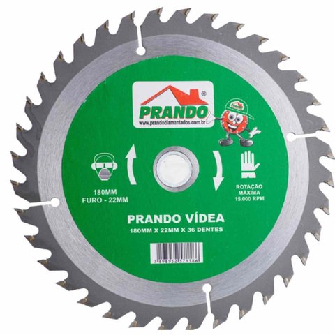 Disco Prando Vídea 36d 180 Mm