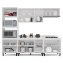 Ver imagem 5 de Armário de Cozinha Modulada Completa 5 Peças 270cm com Tampo 250067 Meena Politorno Móveis