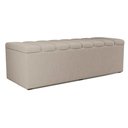 Ver imagem 1 de Recamier Calcadeira Bau 160 Cm Dalia Linho Bege Artte