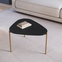 Ver imagem 1 de Mesa de Centro Orgânica 58,5cm Pé Metal Móvel na Caixa