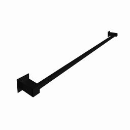 Porta Toalha Banheiro 70cm Aço Inox 304 Preto Fosco Q-t70pf - 3