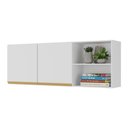 Ver imagem 1 de Armário de Cozinha Aéreo 150 cm 2 Portas Veneza GW Multimóveis MP3741 Branco