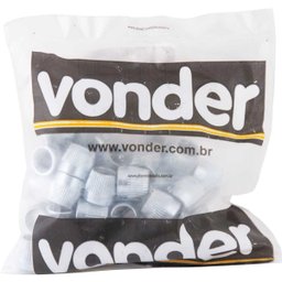 Cone para Chumbador Cbv Rosca 3/8" Nc Vonder Aço Carbono Zincado 100 Unidades Fixação Estrutural - 5