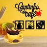 Painel Decorativo Cantinho Do Café Com Quadros Mdf Xícara - 2