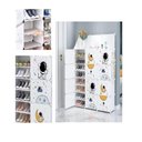 Ver imagem 1 de Armario Infantil Sapateira Guarda Roupa Modular 12 Portas Organizador Brinquedos 25 Prateleiras