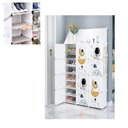 Ver imagem 2 de Armario Infantil Sapateira Guarda Roupa Modular 12 Portas Organizador Brinquedos 25 Prateleiras