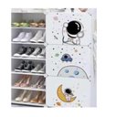 Ver imagem 3 de Armario Infantil Sapateira Guarda Roupa Modular 12 Portas Organizador Brinquedos 25 Prateleiras