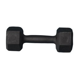 Par de Halter Sextavado Pintado 5kg Academia Treino Fitness - 2