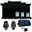 Ver imagem 1 de Kit Aquecedor Solar Piscina 15placas 3mt Rosca+valvs+cdt