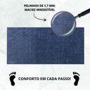 Ver imagem 6 de Tapete Beira de Cama 66x120 Oasis Shaggy Azul Jeans