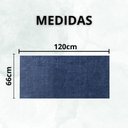 Ver imagem 4 de Tapete Beira de Cama 66x120 Oasis Shaggy Azul Jeans