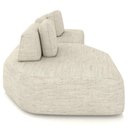 Ver imagem 5 de Sofá Ilha Modular para Sala Living Orgânico 305cm Angra K01 Linho Champanhe - Lyam Decor