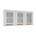 Ver imagem 1 de Armário Aéreo Cozinha em Aço Mirage New 3 Portas 1 Prateleira Branco - Telasul