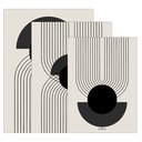 Ver imagem 4 de Kit 3 Quadro Decorativo Moderno Casa Luxo Sala Boho Qualidade Premium 40x28cm
