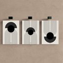 Ver imagem 2 de Kit 3 Quadro Decorativo Moderno Casa Luxo Sala Boho Qualidade Premium 40x28cm