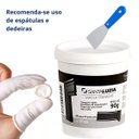 Ver imagem 2 de Massa Flex para Acabamento Cor Preta Pote 90g Santa Luzia