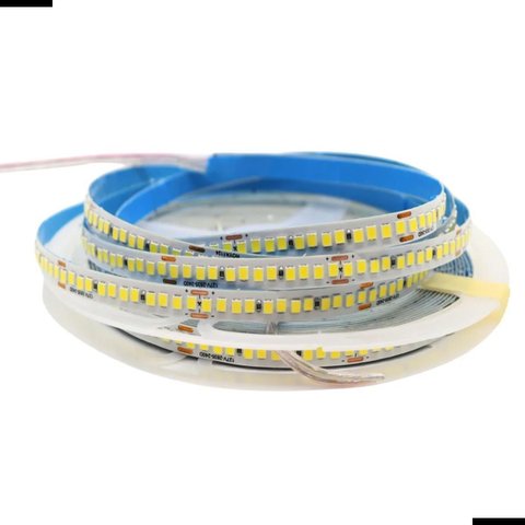 Fita LED Direta 240 Leds/m 220V 4000k Branco Neutro IP44 18W/m 10 Metros Alta Luminosidade e Economi