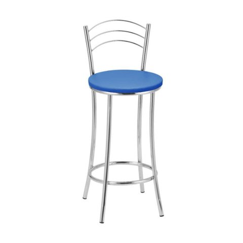 Kit 2 Banquetas Cromadas Bc26b Assento Espuma D15