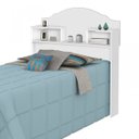 Ver imagem 2 de Cabeceira Evelyn Solteiro Branco - Carmolar