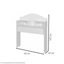 Ver imagem 4 de Cabeceira Evelyn Solteiro Branco - Carmolar