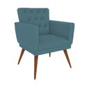 Ver imagem 2 de Kit 2 Poltronas Nina com Capitone - Azul Turqueza