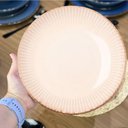 Ver imagem 4 de Prato Fundo para Massas Cerâmica Linear Branco 23cm Lyor