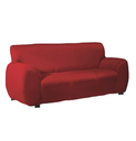 Ver imagem 1 de Capa de Sofá Coladinha Kit 3 Lugares Vermelho