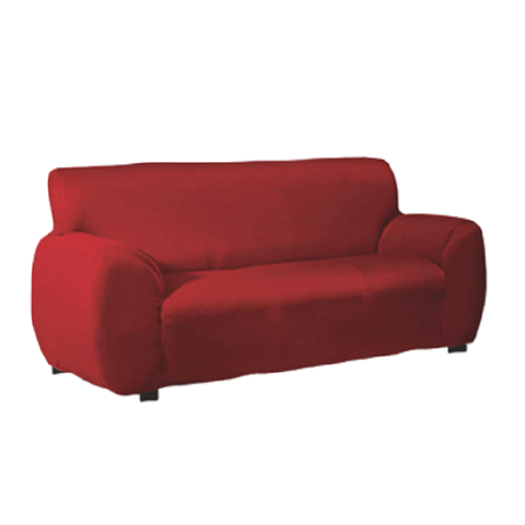 Capa de Sofá Coladinha Kit 3 Lugares Vermelho