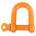 Ver imagem 1 de Manilha 3/4 Reta Budin Pino Roscado Reboque , Elevação de Carga, Amarração - Laranja