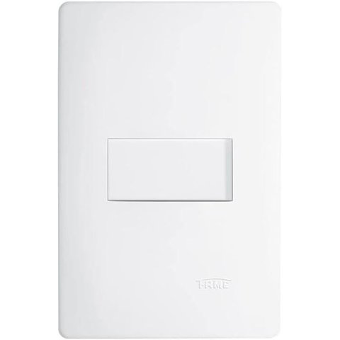 Conjunto Interruptor Simples Horizontal 10a 250v Branco Fame